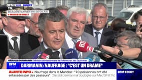 Naufrage dans la Manche: "Il y a aujourd'hui 1.700 policiers et gendarmes par jour qui sont mobilisés sur cette façade", souligne Gérald Darmanin  
