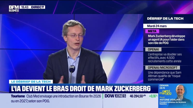 L'IA devient le bras droit de Mark Zuckerberg - 24/03