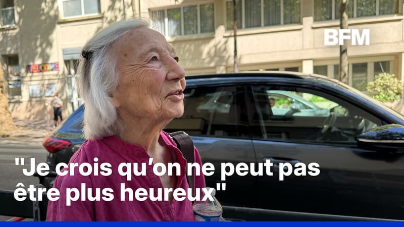 ROBIN DE BFM - On a retrouvé la grand-mère célébrée par les supporters du PSG
