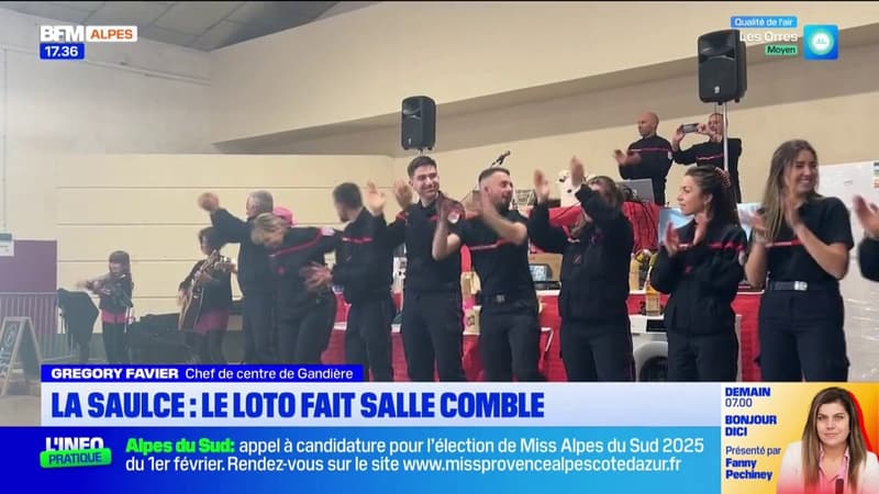 La Saulce: le traditionnel loto des pompiers de Gandière fait salle comble