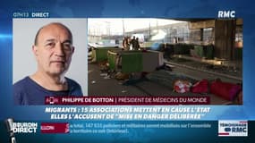Philippe de Botton, président de Médecins du monde:  "La politique du gouvernement, c'est de nier ces personnes, les rendre totalement invisibles."
