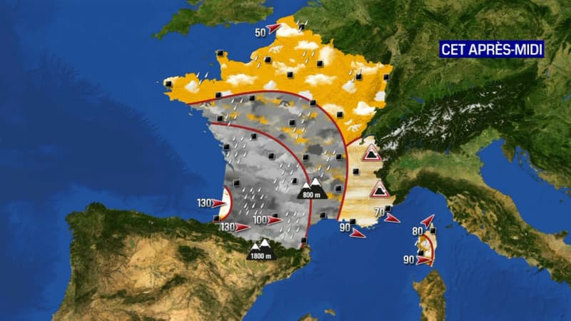 La météo du 3 mars 2020.