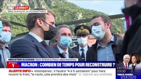 Macron à Breil-sur-Roya: "On s'est vraiment sentis abandonnés"