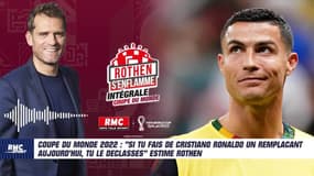 Coupe du monde 2022 : "Si tu fais de Cristiano Ronaldo un remplaçant aujourd'hui, tu le déclasses" estime Rothen