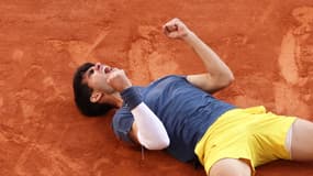 Carlos Alcaraz lors de la finale de Roland-Garros 2024.