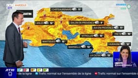 Météo Bouches-du-Rhône: un ciel chargé avec un risque d'orages, jusqu'à 20°C attendus à Marseille