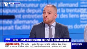Matthieu Valet (SICP) sur la non-collaboration des policiers mis en cause dans l'agression d'Hedi: "Dans le code de procédure pénale, ils ont droit de garder le silence"