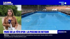 Lyon: la piscine du Parc de la Tête d'Or fait son retour pour l'été