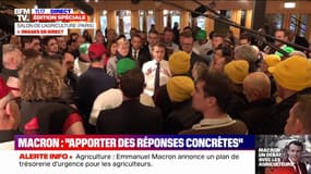 "Vous avez balancé une somme colossale à l'Ukraine, mais vous nous avez donné des miettes": un agriculteur interpelle le président de la République