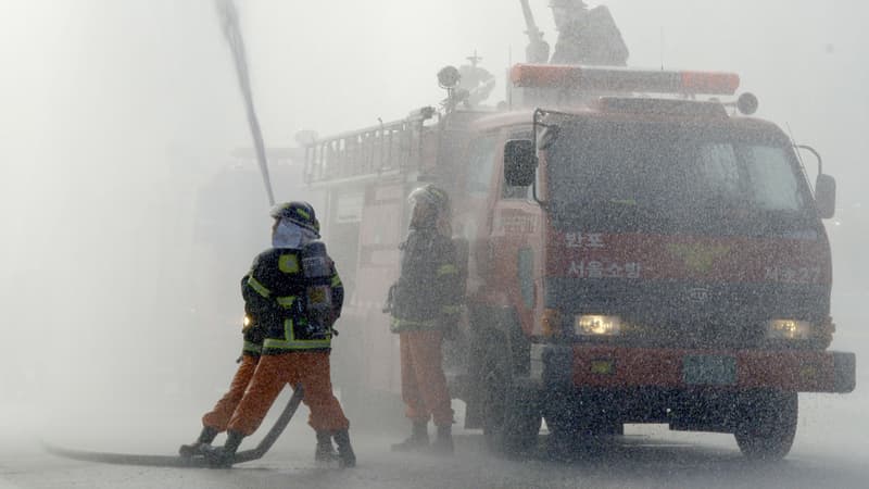 Des pompiers sud-coréens. (photo d'illustration)