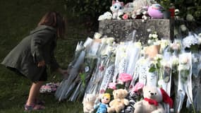 Rassemblement en hommage à Lisa, à Conches-en-Ouche (Eure)