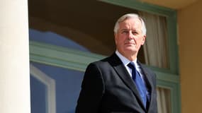 Le Premier ministre Michel Barnier à Menton le 18 octobre 2024 
