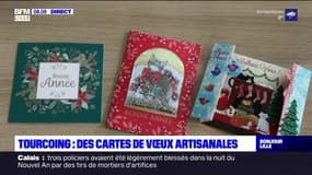 À Tourcoing, des cartes de vœux artisanales sur le thème de l'origami