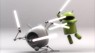 Apple et Google se partagent le marché des applis mobiles. L'un génère des revenu, tandis que l'autre fait du volume.
