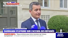 Gérald Darmanin annonce la prolongation de "90 jours au moins" les titres de séjour des Ukrainiens en France