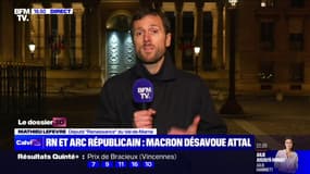 RN hors de l'arc républicain selon Emmanuel Macron: "Tout en eux est contraire à la République", affirme Mathieu Lefèvre (Renaissance)