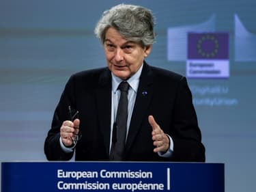 Le commissaire au Marché intérieur Thierry Breton le 16 décembre 2020 à Bruxelles