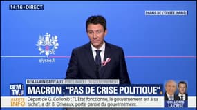 Succession de Gérard Collomb: “Ça n’est que l’affaire de quelques jours”, affirme Benjamin Griveaux