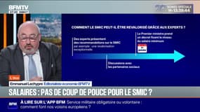 BFM éco : Salaires, pas de coup de pouce pour le Smic ? - 27/11
