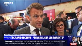 Emmanuel Macron: "Il faut réussir à avoir un bon usage des écrans"