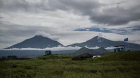 La mission de l'ONU en République démocratique du Congo (Monusco) près de Kibumba au Nord-Kivu le 23 avril 2015