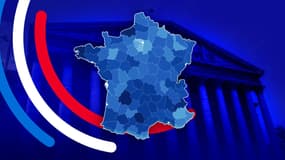 La carte de la participation en France métropolitaine à 17 heures le 7 juillet 2024