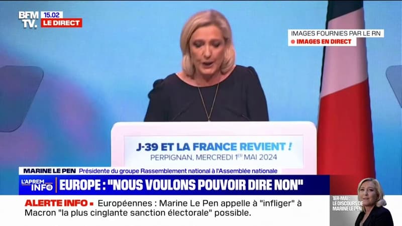 Marine Le Pen affirme que 
