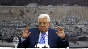 Le président de l'Autorité palestinienne Mahmoud Abbas, le 18 décembre 2017. 