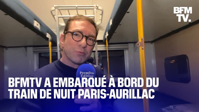 Paris-Aurillac: à bord du train de nuit qui a repris du service, 20 ans après