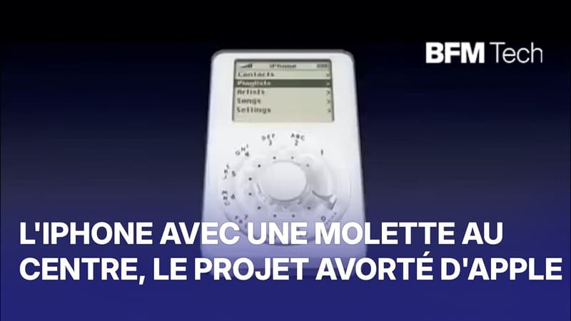 L'iPhone avec une molette au centre, le projet avorté d'Apple