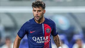 Juan Bernat le 25 juillet 2024 avec le PSG