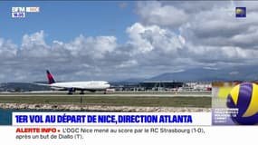 Alpes-Maritimes: premier vol au départ de Nice, direction Atlanta