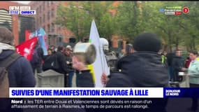 Allocution d'Emmanuel Macron: près de 300 personnes à Lille