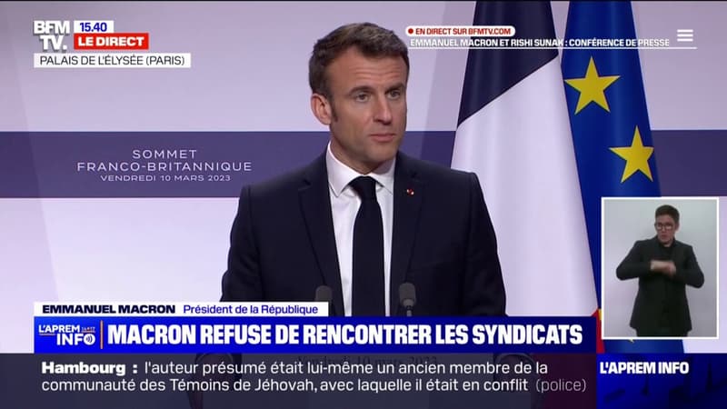 Emmanuel Macron sur la mobilisation contre la réforme des retraites: 