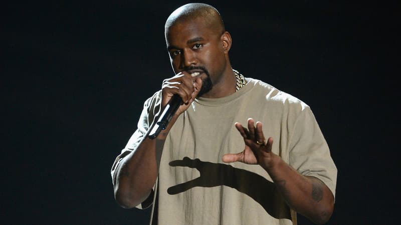 Kanye West aux MTV Vidéo Music Awards en 2015