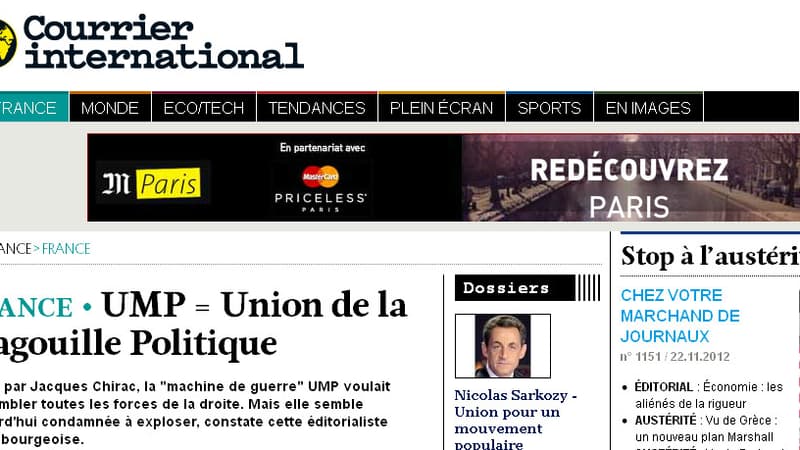 "L'Union de la Magouille Politique ?" titre Le Quotidien