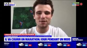 "J'ai hâte": Cyprien Benoist s'apprête à courir un marathon par jour au profit des enfants malades