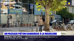Nice: un passage piéton jugé dangereux dans le quartier de la Madeleine
