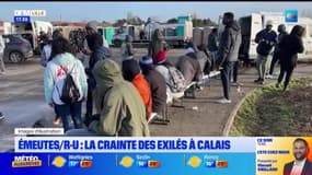 Émeutes au Royaume-Uni: la crainte des exilés à Calais