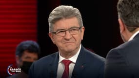 Jean-Luc Mélenchon est l'invité de "La France dans les yeux" sur BFMTV, le jeudi 17 février