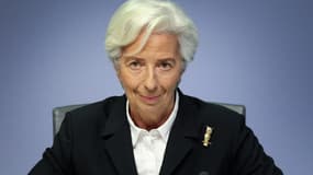 La présidente de la BCE  Christine Lagarde le 23 janvier 2020 à Francfort