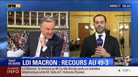 BFM Story: Édition spéciale Loi Macron: "Le 49-3 est une disposition parmi tant d'autres pour faire passer les textes importants": Carlos Da Silva - 17/02