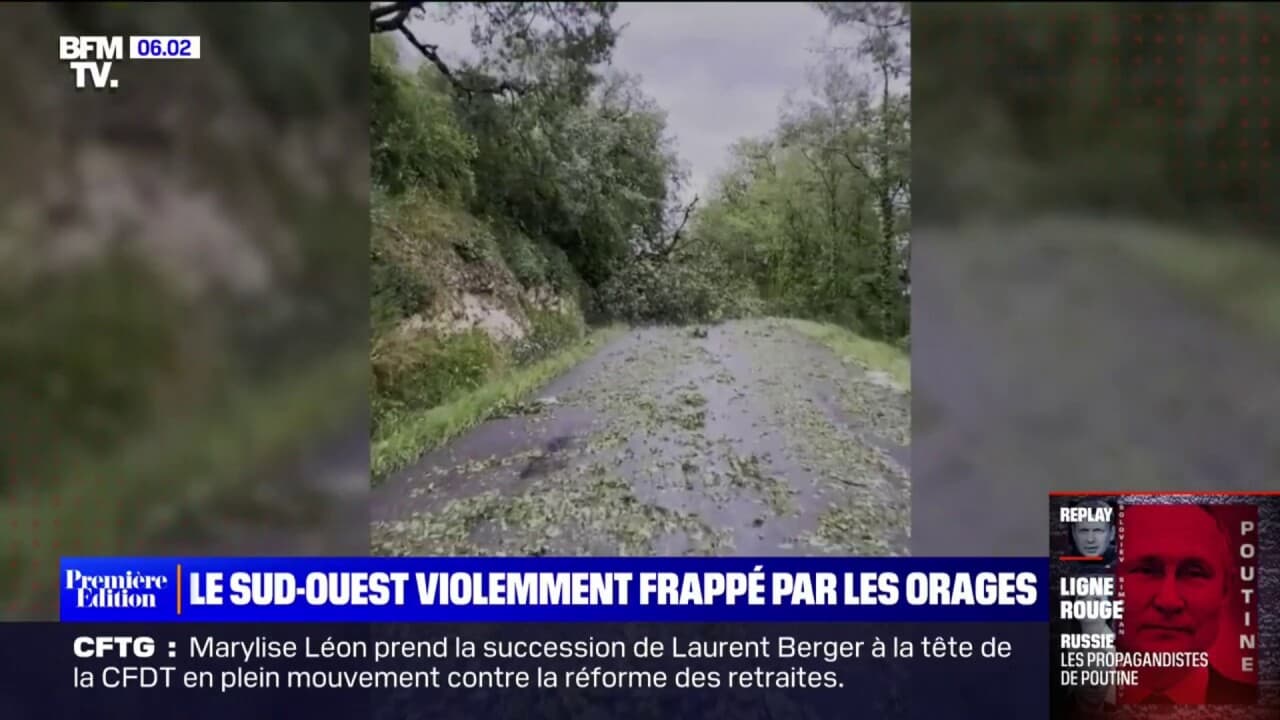 Le SudOuest de la France à nouveau frappé par les orages