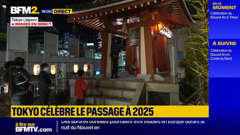 2025: Tokyo a célébré le passage à la nouvelle année