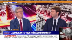 Accueil des demandeurs d'asile: "La plupart des pays d'Europe ont besoin d'immigration juste pour survivre", affirme Jean-Luc Mélenchon