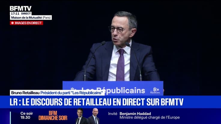 Élection municipale à Paris: "Il est temps désormais que les Parisiens tournent la page de la politique du pire", déclare Bruno Retailleau, président du parti LR