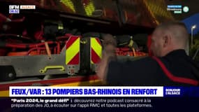 Feu dans le Var: 13 pompiers bas-rhinois en renfort