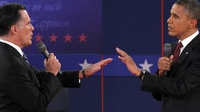 Mitt Romney et Barack Obama, les deux candidats à la présidence américaine.