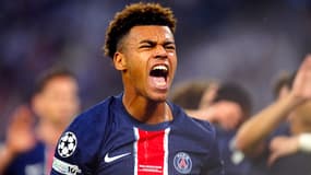 Désiré Doué lors de PSG-Inter en finale de la Ligue des champions, le 31 mai 2025 à Munich