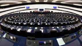 Vue du Parlement européen.